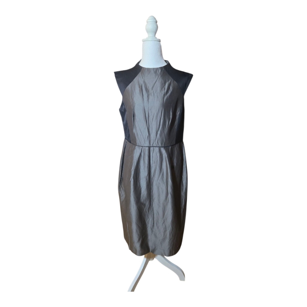 Banana Republic Black and Gray Dress Size 12